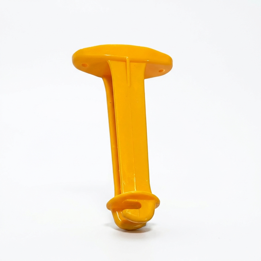 [AML-25A] Aislador Largo Amarillo de paso para poste de Madera B/25 pcs (Mod: AML-25A)