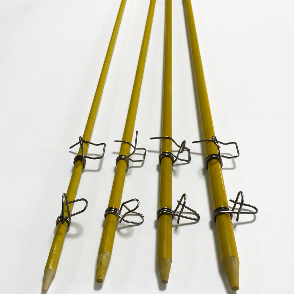 [PF12-160] Poste de Fibra de Vidrio para cerco eléctrico, Dim. 7/16” (12mm) x 1.6mts (Modelo:PF12-160)